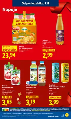 Lidl - gazetka promocyjna Oferta od poniedziałku od poniedziałku 01.12 do środy 03.12 - strona 45