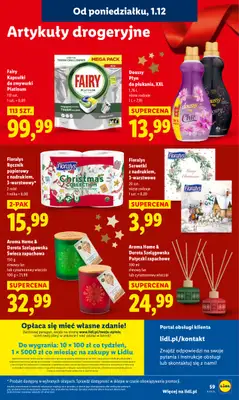 Lidl - gazetka promocyjna Oferta od poniedziałku od poniedziałku 01.12 do środy 03.12 - strona 61