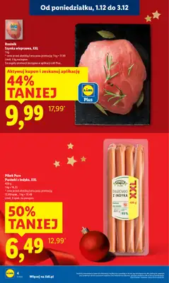Lidl - gazetka promocyjna Oferta od poniedziałku od poniedziałku 01.12 do środy 03.12 - strona 4