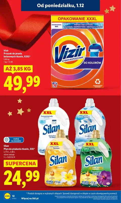 Lidl - gazetka promocyjna Oferta od poniedziałku od poniedziałku 01.12 do środy 03.12 - strona 12