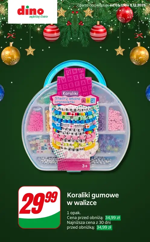 Dino - gazetka promocyjna Prezenty na Mikołajki w SUPER CENACH! od czwartku 04.12 do wtorku 09.12 - strona 9
