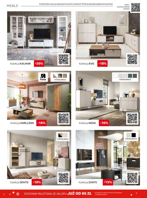 Komfort - gazetka promocyjna Gazetka od środy 03.12 do wtorku 06.01 - strona 6