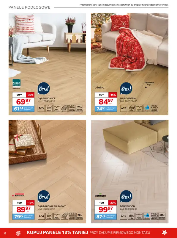 Komfort - gazetka promocyjna Gazetka od środy 03.12 do wtorku 06.01 - strona 18