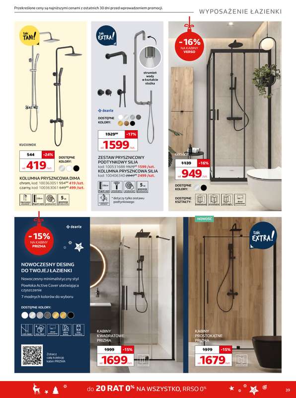 Komfort - gazetka promocyjna Gazetka od środy 03.12 do wtorku 06.01 - strona 39