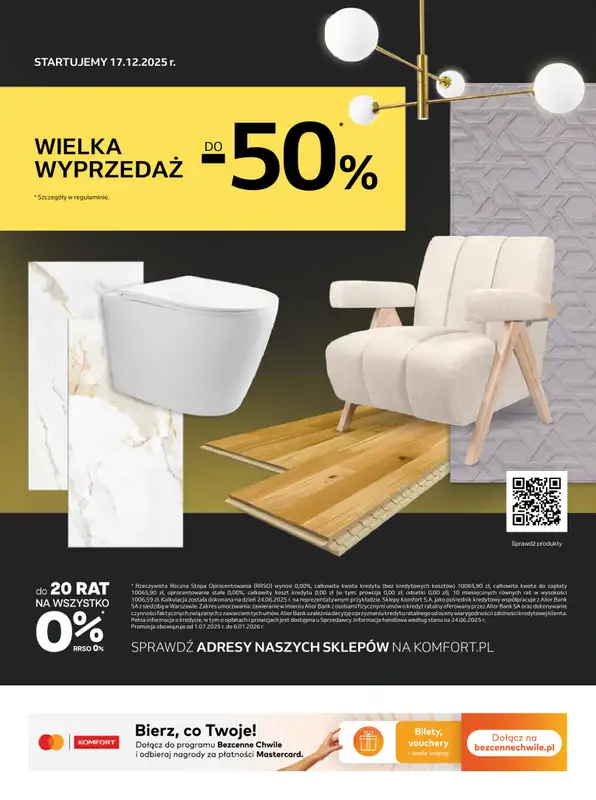 Komfort - gazetka promocyjna Gazetka od środy 03.12 do wtorku 06.01 - strona 40