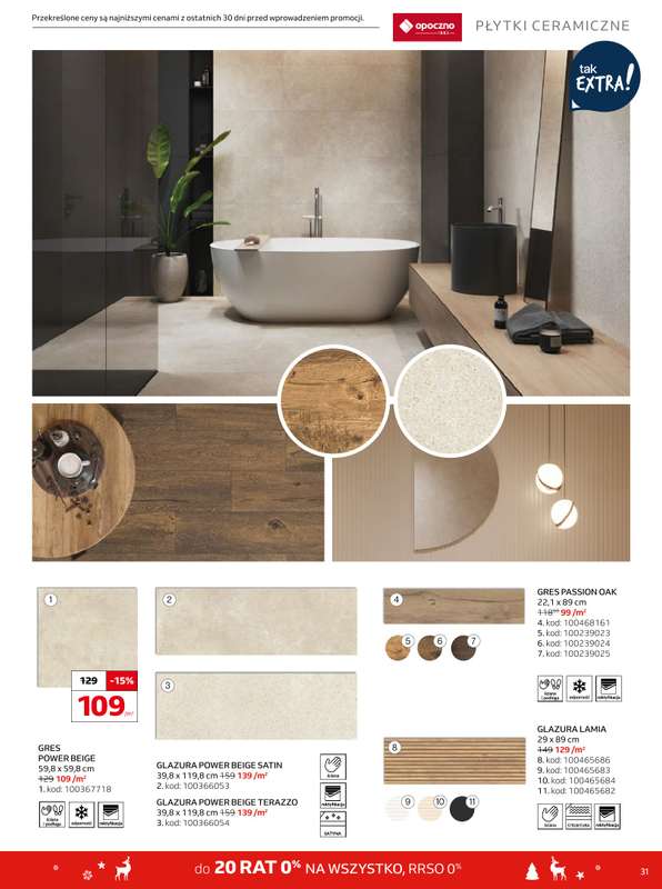 Komfort - gazetka promocyjna Gazetka od środy 03.12 do wtorku 06.01 - strona 31