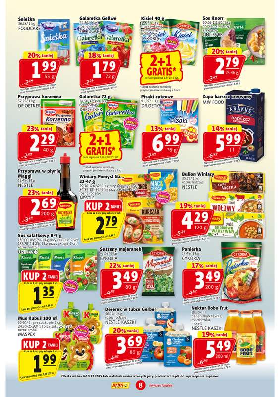 Prim Market - gazetka promocyjna Gazetka od czwartku 04.12 do środy 10.12 - strona 8