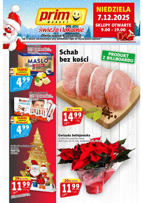 Prim Market - gazetka promocyjna Gazetka od czwartku 04.12 do środy 10.12