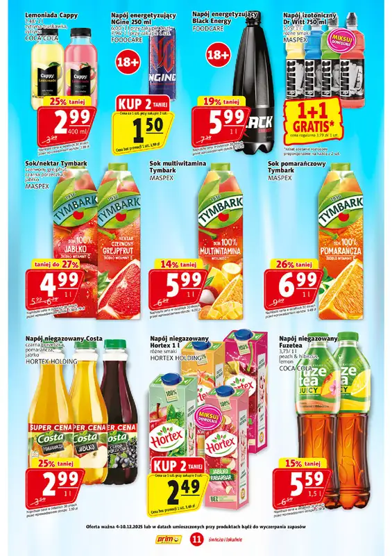Prim Market - gazetka promocyjna Gazetka od czwartku 04.12 do środy 10.12 - strona 11