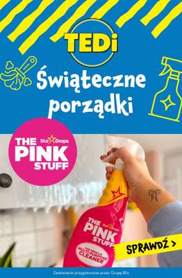 Tedi - gazetka promocyjna Produkty do sprzątania The Pink Stuff od 14 zł od czwartku 04.12 