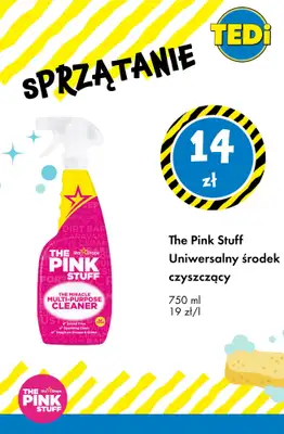 Tedi - gazetka promocyjna Produkty do sprzątania The Pink Stuff od 14 zł od czwartku 04.12  - strona 7