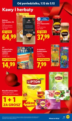 Lidl - gazetka promocyjna Oferta od poniedziałku od poniedziałku 01.12 do środy 03.12 - strona 43