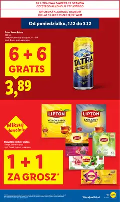 Lidl - gazetka promocyjna Oferta od poniedziałku od poniedziałku 01.12 do środy 03.12 - strona 11