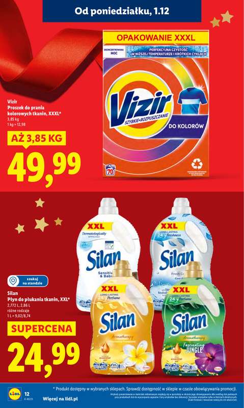 Lidl - gazetka promocyjna Oferta od poniedziałku od poniedziałku 01.12 do środy 03.12 - strona 12