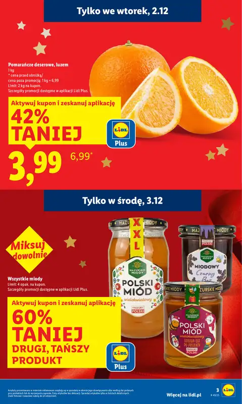 Lidl - gazetka promocyjna Oferta od poniedziałku od poniedziałku 01.12 do środy 03.12 - strona 3