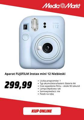 Aparat FUJIFILM Instax mini 12 Niebieski