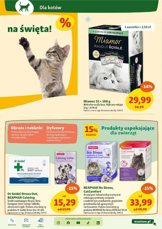 MAXI ZOO - gazetka promocyjna Gazetka  do środy 10.12 - strona 11
