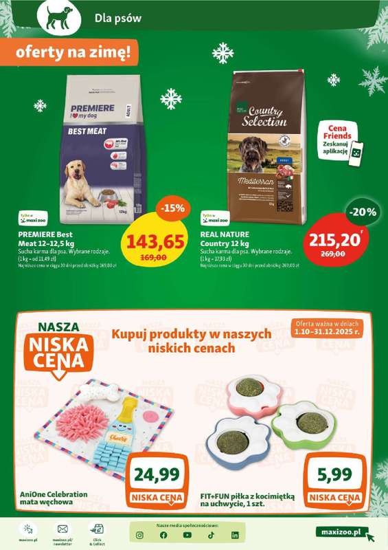 MAXI ZOO - gazetka promocyjna Gazetka  do środy 10.12 - strona 13