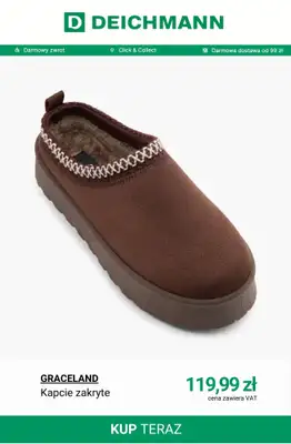 Deichmann - gazetka promocyjna Kapcie domowe od środy 03.12  - strona 13