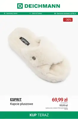 Deichmann - gazetka promocyjna Kapcie domowe od środy 03.12  - strona 5