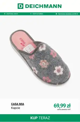 Deichmann - gazetka promocyjna Kapcie domowe od środy 03.12  - strona 10