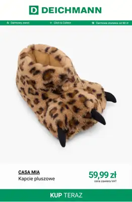 Deichmann - gazetka promocyjna Kapcie domowe od środy 03.12  - strona 12