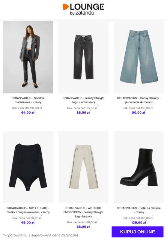 Lounge by Zalando - gazetka promocyjna Do -65% Stradivarius od środy 03.12  - strona 2