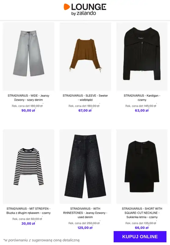 Lounge by Zalando - gazetka promocyjna Do -65% Stradivarius od środy 03.12  - strona 4