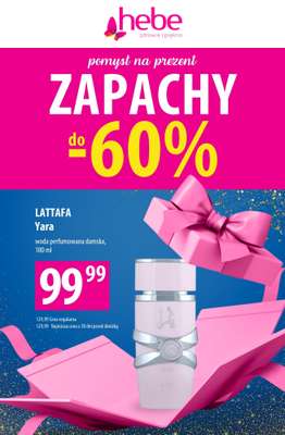 Hebe - gazetka promocyjna Perfumy na prezent do -60% od poniedziałku 03.11 do piątku 19.12
