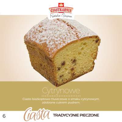 TOPAZ - gazetka promocyjna Pyszne ciasta na każdą okazję! od piątku 17.10 do środy 31.12 - strona 6