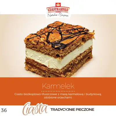 TOPAZ - gazetka promocyjna Pyszne ciasta na każdą okazję! od piątku 17.10 do środy 31.12 - strona 36