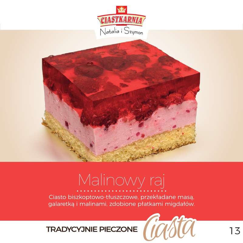 TOPAZ - gazetka promocyjna Pyszne ciasta na każdą okazję! od piątku 17.10 do środy 31.12 - strona 13