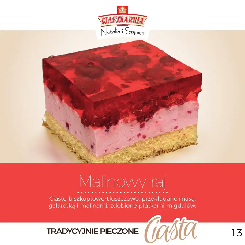 TOPAZ - gazetka promocyjna Pyszne ciasta na każdą okazję! od piątku 17.10 do środy 31.12 - strona 13