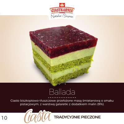 TOPAZ - gazetka promocyjna Pyszne ciasta na każdą okazję! od piątku 17.10 do środy 31.12 - strona 10