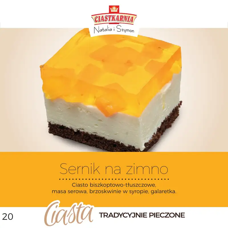 TOPAZ - gazetka promocyjna Pyszne ciasta na każdą okazję! od piątku 17.10 do środy 31.12 - strona 20