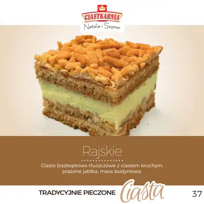 TOPAZ - gazetka promocyjna Pyszne ciasta na każdą okazję! od piątku 17.10 do środy 31.12 - strona 37