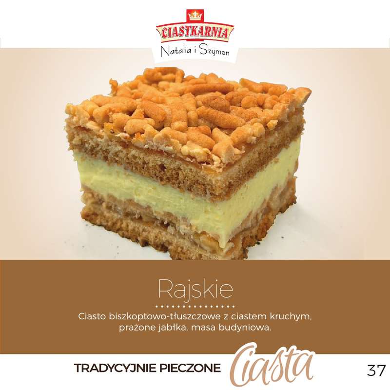 TOPAZ - gazetka promocyjna Pyszne ciasta na każdą okazję! od piątku 17.10 do środy 31.12 - strona 37