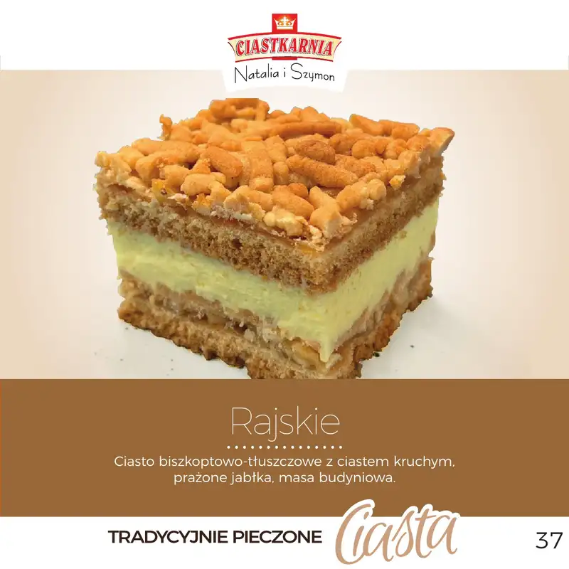 TOPAZ - gazetka promocyjna Pyszne ciasta na każdą okazję! od piątku 17.10 do środy 31.12 - strona 37