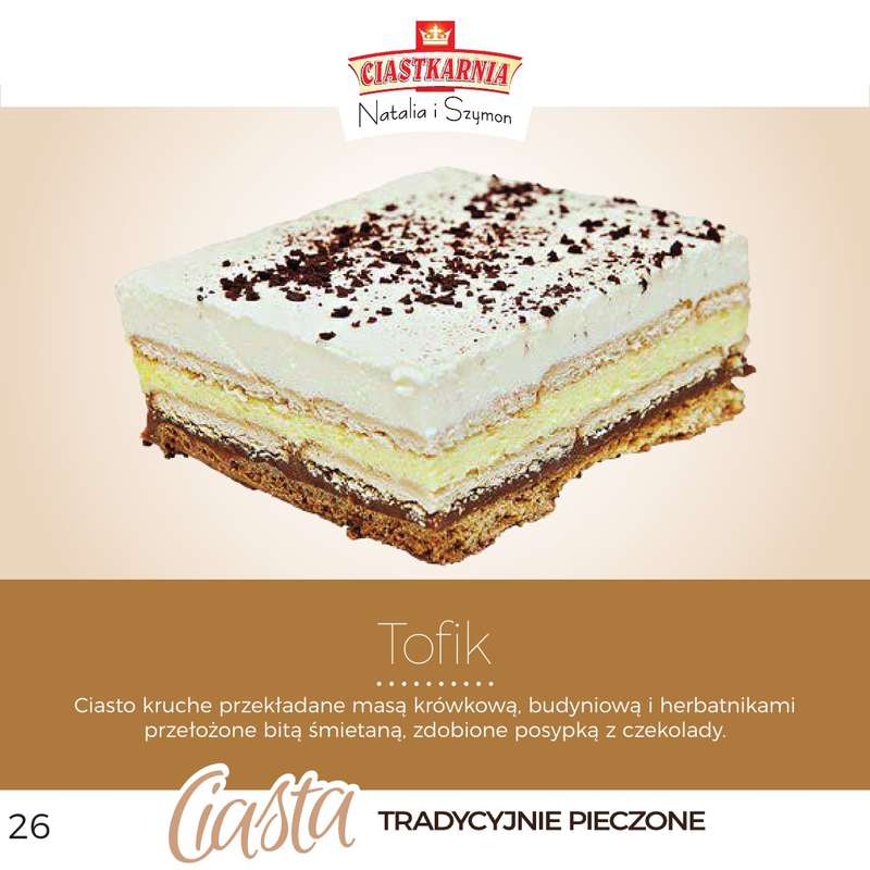 TOPAZ - gazetka promocyjna Pyszne ciasta na każdą okazję! od piątku 17.10 do środy 31.12 - strona 26
