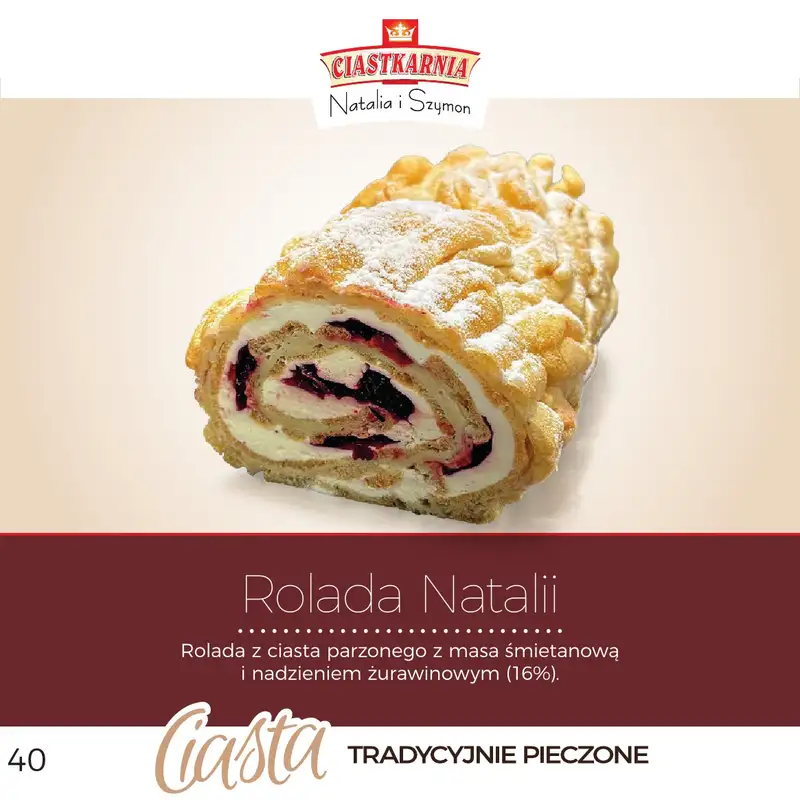 TOPAZ - gazetka promocyjna Pyszne ciasta na każdą okazję! od piątku 17.10 do środy 31.12 - strona 40