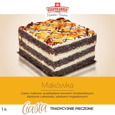 TOPAZ - gazetka promocyjna Pyszne ciasta na każdą okazję! od piątku 17.10 do środy 31.12 - strona 14