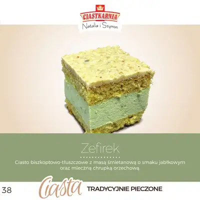 TOPAZ - gazetka promocyjna Pyszne ciasta na każdą okazję! od piątku 17.10 do środy 31.12 - strona 38