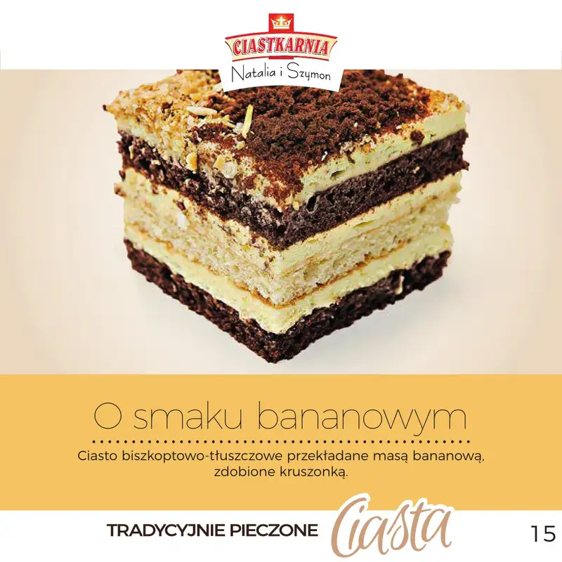 TOPAZ - gazetka promocyjna Pyszne ciasta na każdą okazję! od piątku 17.10 do środy 31.12 - strona 15