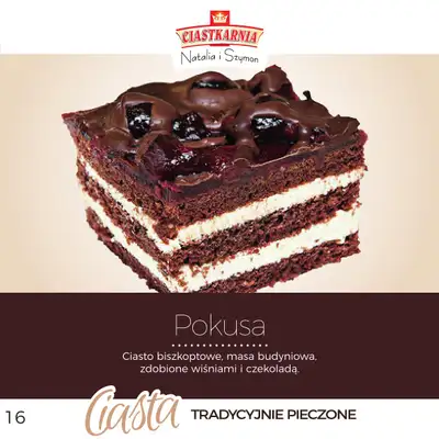 TOPAZ - gazetka promocyjna Pyszne ciasta na każdą okazję! od piątku 17.10 do środy 31.12 - strona 16