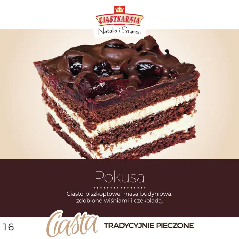 TOPAZ - gazetka promocyjna Pyszne ciasta na każdą okazję! od piątku 17.10 do środy 31.12 - strona 16