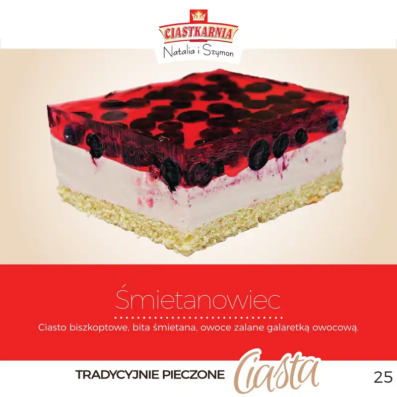 TOPAZ - gazetka promocyjna Pyszne ciasta na każdą okazję! od piątku 17.10 do środy 31.12 - strona 25