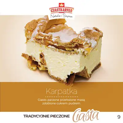 TOPAZ - gazetka promocyjna Pyszne ciasta na każdą okazję! od piątku 17.10 do środy 31.12 - strona 9