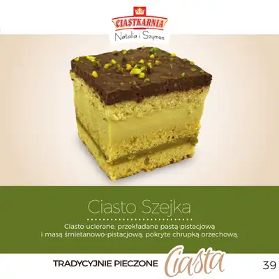 TOPAZ - gazetka promocyjna Pyszne ciasta na każdą okazję! od piątku 17.10 do środy 31.12 - strona 39