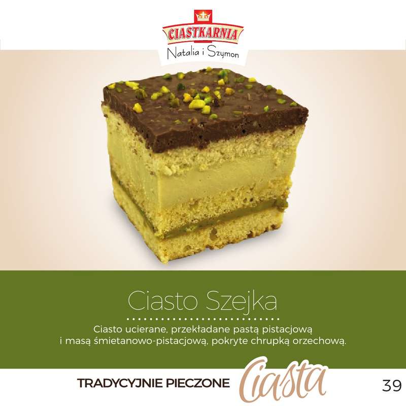 TOPAZ - gazetka promocyjna Pyszne ciasta na każdą okazję! od piątku 17.10 do środy 31.12 - strona 39