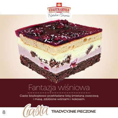 TOPAZ - gazetka promocyjna Pyszne ciasta na każdą okazję! od piątku 17.10 do środy 31.12 - strona 8